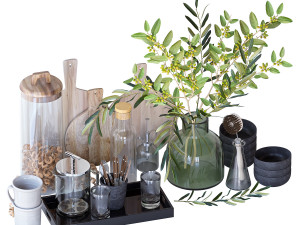 decorative set 3D-Modell