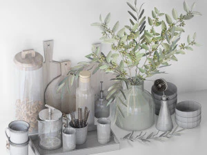 decorative set 3D Model