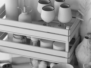 Decorative set 3D Model