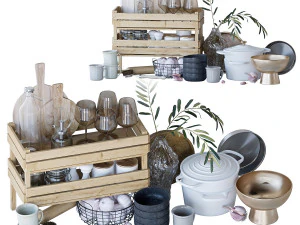 Decorative set 3D Model