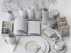 Tableware set Modèle 3D
