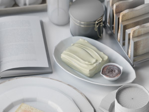 Tableware set Modèle 3D