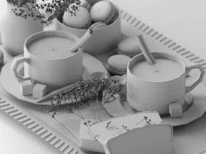 Decorative set 3D Model
