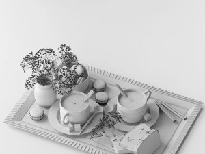 Decorative set 3D Model
