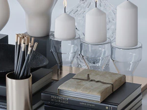 Decorative set 3D Model