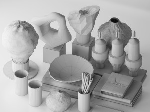 Decorative set 3Dモデル