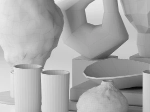Decorative set 3D Model