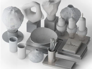 Decorative set 3D Model