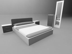 bedroom 3D 模型
