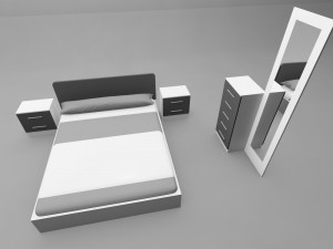 bedroom 3D 模型