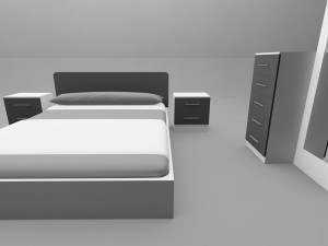 bedroom 3D 模型