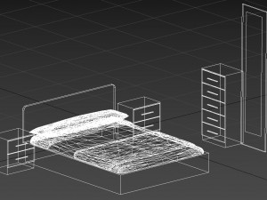 bedroom 3D 模型