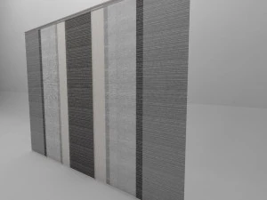 japanese panel curtain 3D Model