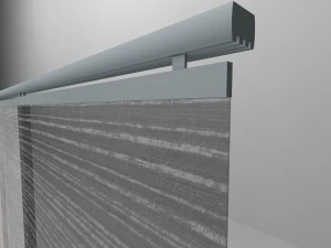 japanese panel curtain 3D Model