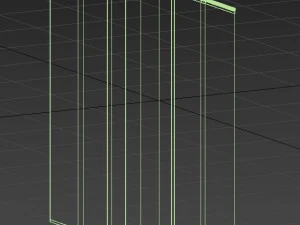 japanese panel curtain 3D Model