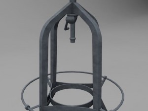 barstool industrial style Modelo 3D