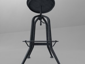 barstool industrial style Modelo 3D