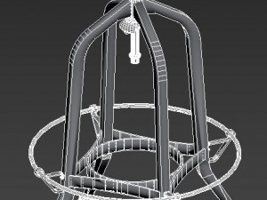barstool industrial style Modelo 3D