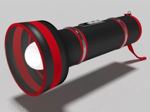 USBフラッシュドライブとライト 3Dモデル