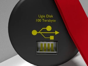 USBフラッシュドライブとライト 3Dモデル