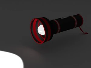 USBフラッシュドライブとライト 3Dモデル