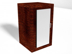 cupboard mirror 3D 모델