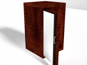 cupboard mirror 3D 모델