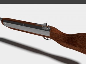 simple rifle 3D Model