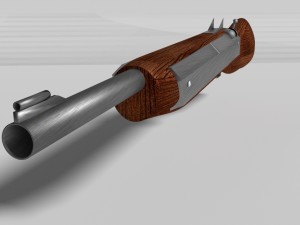 simple rifle 3D Model