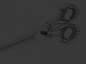 simple scissor 3D Model