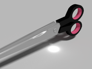 simple scissor Model 3D
