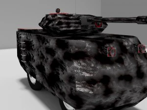 prototipo de tanque ligero ugie pb - 1 Modelo 3D