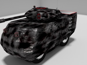 ugie light tank prototype pb - 1 3D 모델