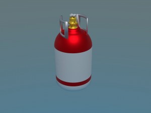 shiny gas tank collection 3D Model