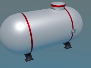 shiny gas tank collection 3D Model