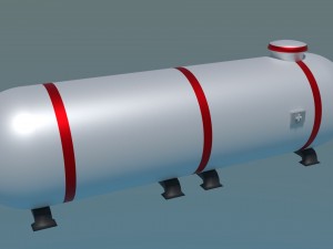 shiny gas tank collection 3D Model