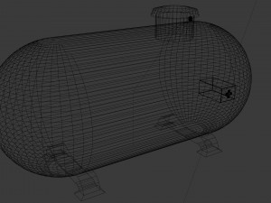shiny gas tank collection 3D Model