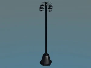 simple street lamp 3D Model