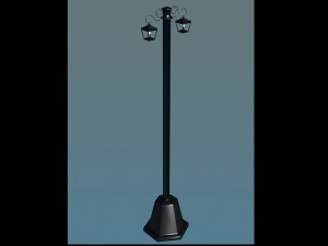 simple street lamp 3D 모델
