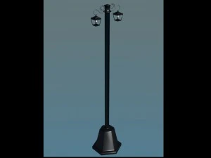 simple street lamp 3D Model