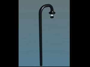 simple street lamp 3D 모델