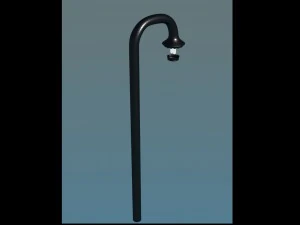 simple street lamp 3D Model