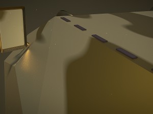 golden amv armored mortar vehicle desert version 3D Модель