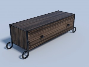 simple drawer duo 3D Model