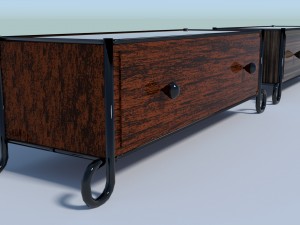 simple drawer duo 3D Model