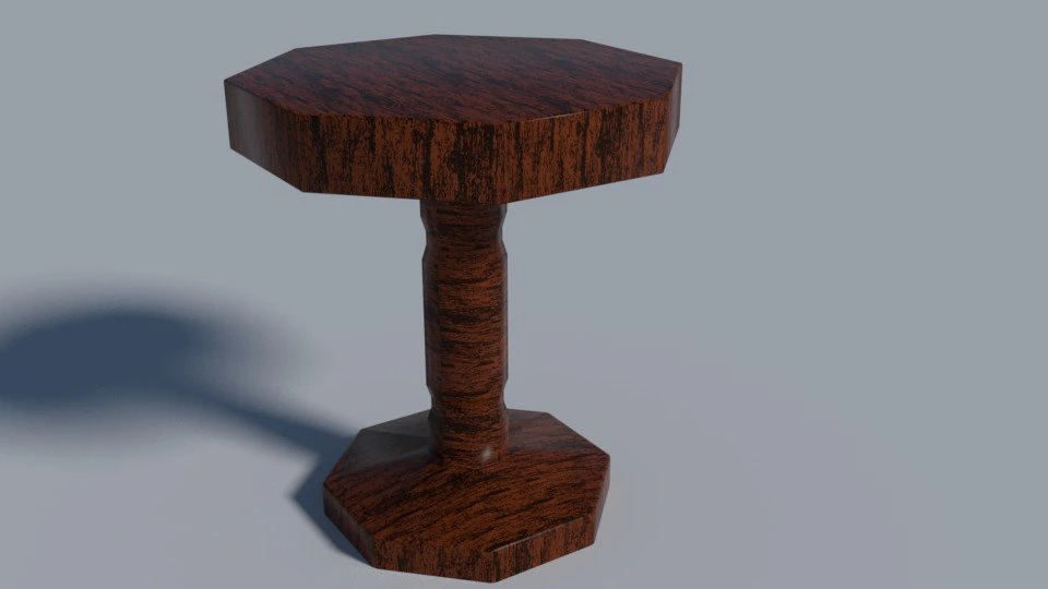simple coffee table 3D Model .c4d .max .obj .3ds .fbx .stl .blend 