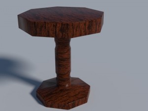 simple coffee table Model 3D