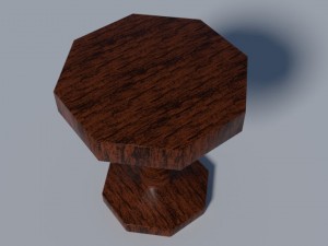 simple coffee table Modèle 3D