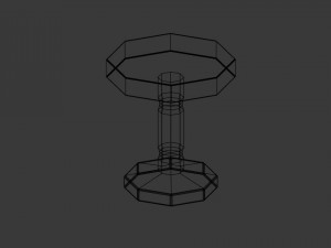simple coffee table Modèle 3D