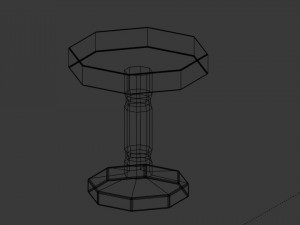 simple coffee table Modèle 3D